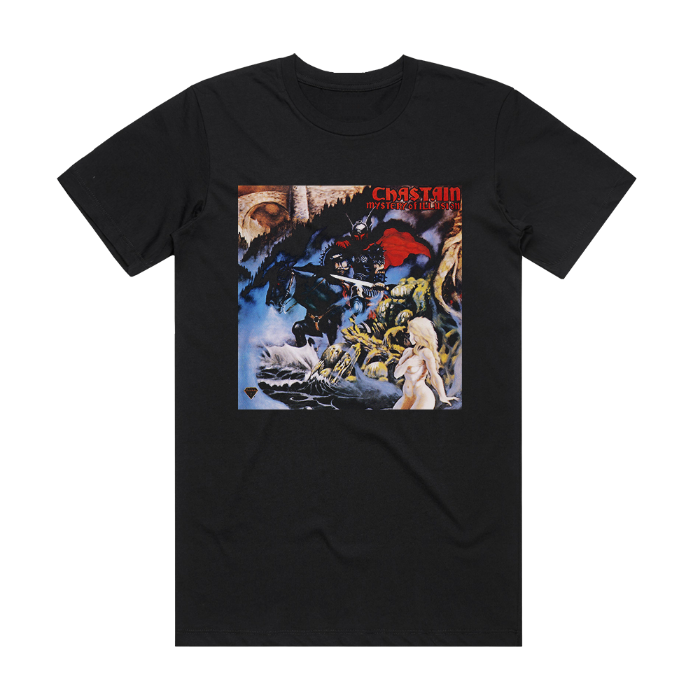 Chastain Mystery Of Illusion Album Cover T-Shirt Black – ALBUM COVER T ...