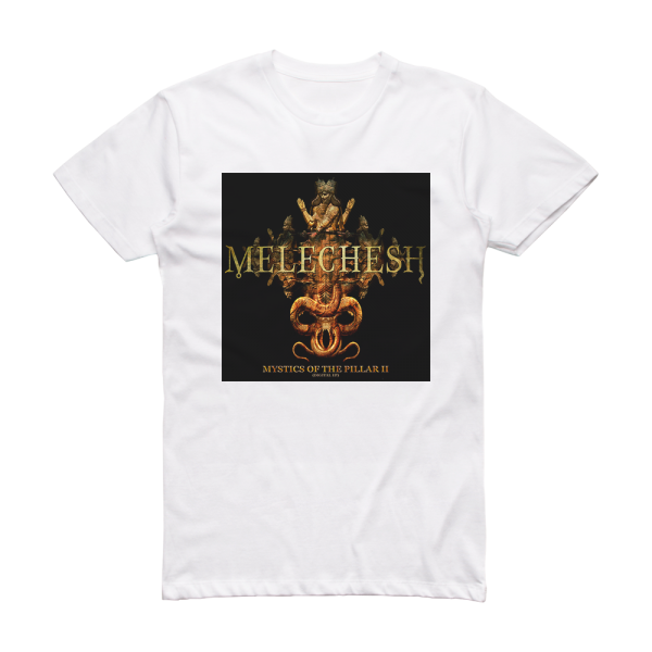 Melechesh Mystics Of The Pillar Ii Album Cover T-Shirt White