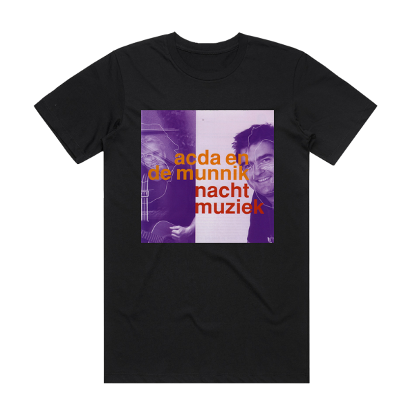 De Acda en Munnik Nachtmuziek Album Cover T-Shirt Black