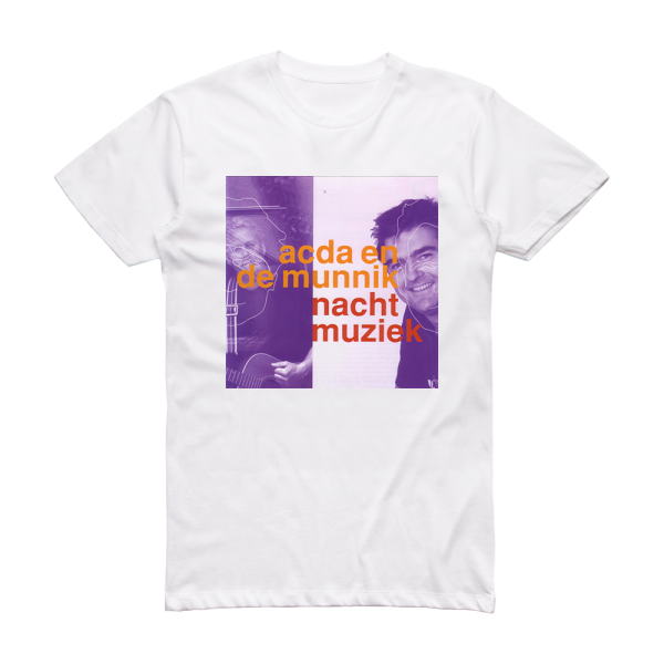 De Acda en Munnik Nachtmuziek Album Cover T-Shirt White