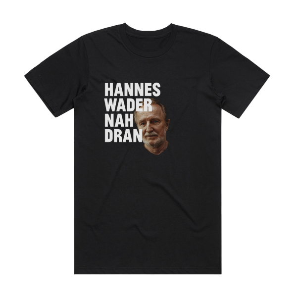 Hannes Wader Nah Dran Album Cover T-Shirt Black