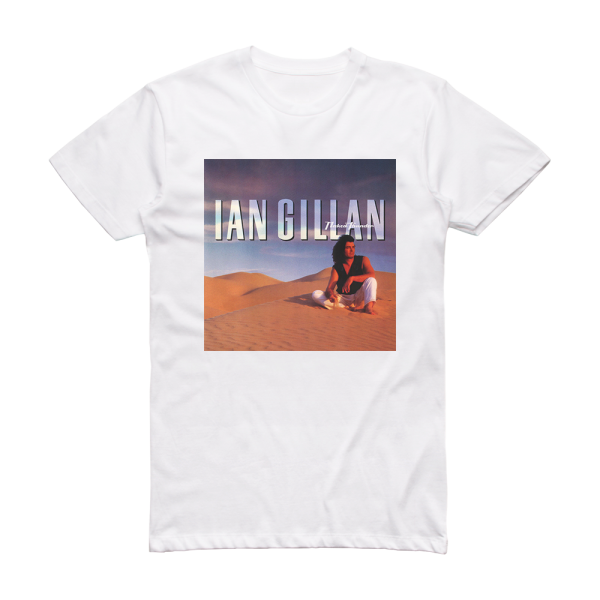 Gillan Naked Thunder Album Cover T-Shirt White