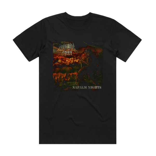 Nocturnal Breed Napalm Nights Album Cover T-Shirt Black