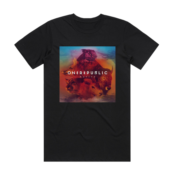 OneRepublic Native 2 Album Cover T-Shirt Black