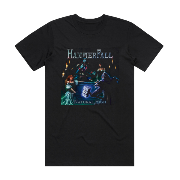 HammerFall Natural High Album Cover T-Shirt Black