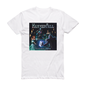 HammerFall Natural High Album Cover T-Shirt White