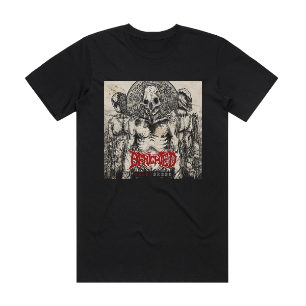 Benighted Necrobreed Album Cover T-Shirt Black