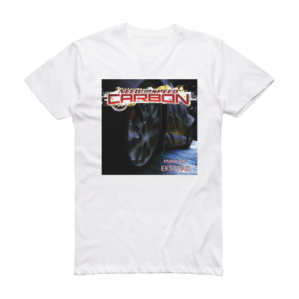 Ekstrak Need For Speed Carbon Album Cover T-Shirt White