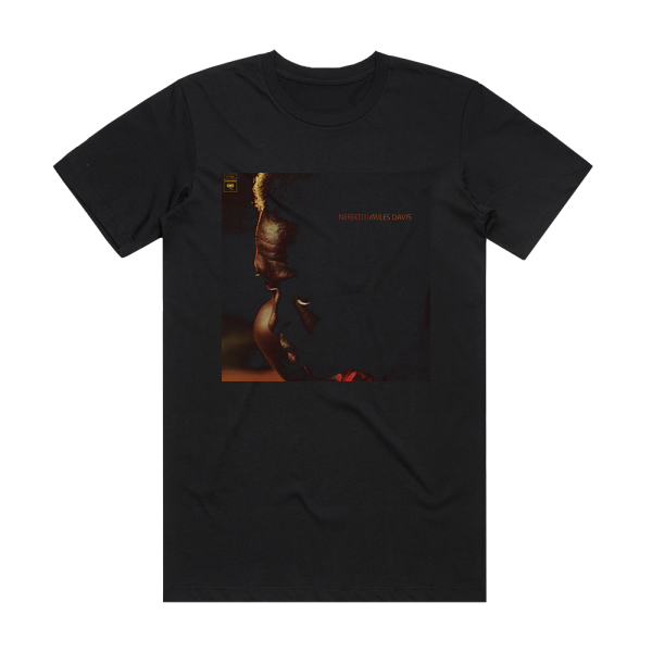 Miles Davis Nefertiti Album Cover T-Shirt Black