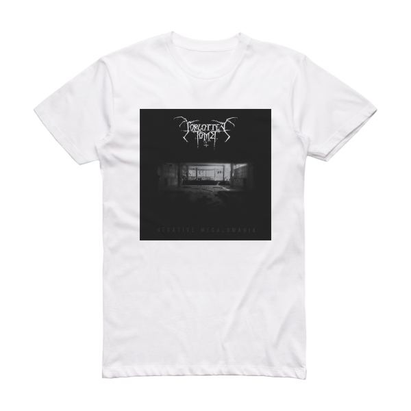 Forgotten Tomb Negative Megalomania 1 Album Cover T-Shirt White