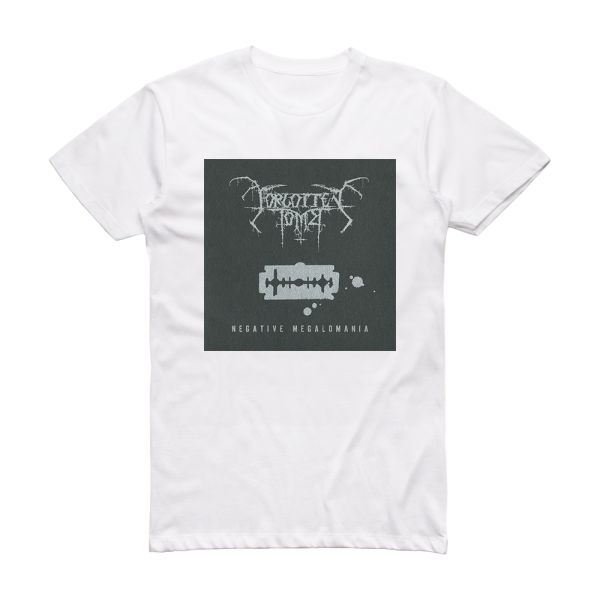 Forgotten Tomb Negative Megalomania 2 Album Cover T-Shirt White