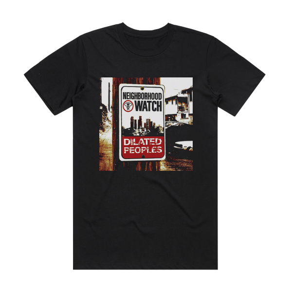 Dilated Peoples Neighborhood Watch Album Cover T-Shirt Black