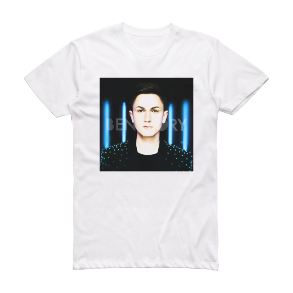 Ben Ivory Neon Cathedral Album Cover T-Shirt White