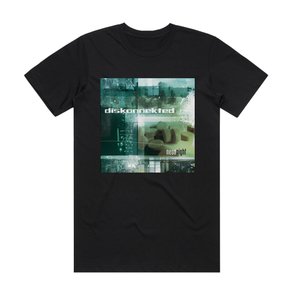 Diskonnekted Neon Night Album Cover T-Shirt Black