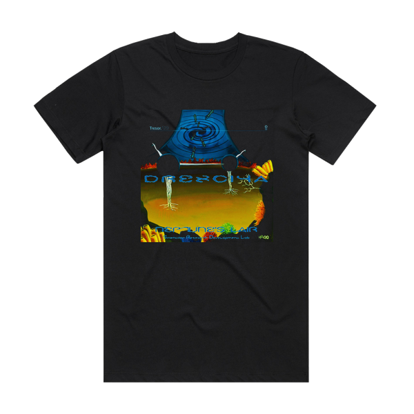 Drexciya Neptunes Lair Album Cover T-Shirt Black