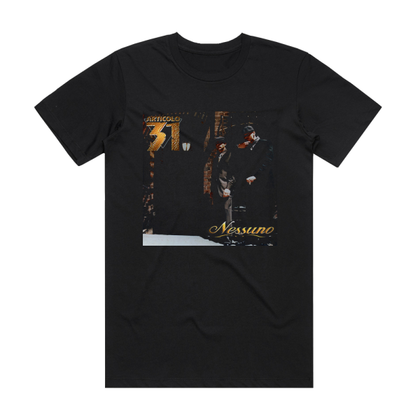 Articolo 31 Nessuno Album Cover T-Shirt Black