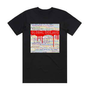 Global Deejays Network Album Cover T-Shirt Black