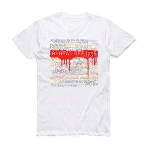 Global Deejays Network Album Cover T-Shirt White