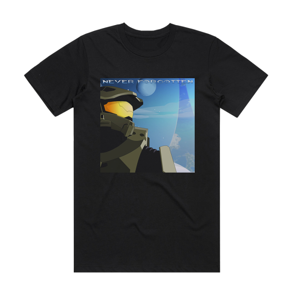 Approaching Nirvana Never Forgotten Album Cover T-Shirt Black