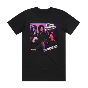Blues Saraceno Never Look Back Album Cover T-Shirt Black