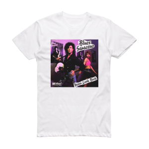 Blues Saraceno Never Look Back Album Cover T-Shirt White