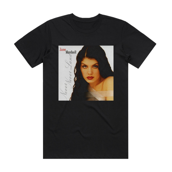 Jane Monheit Never Never Land Album Cover T-Shirt Black