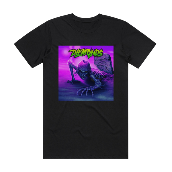 Diemonds Never Wanna Die Album Cover T-Shirt Black