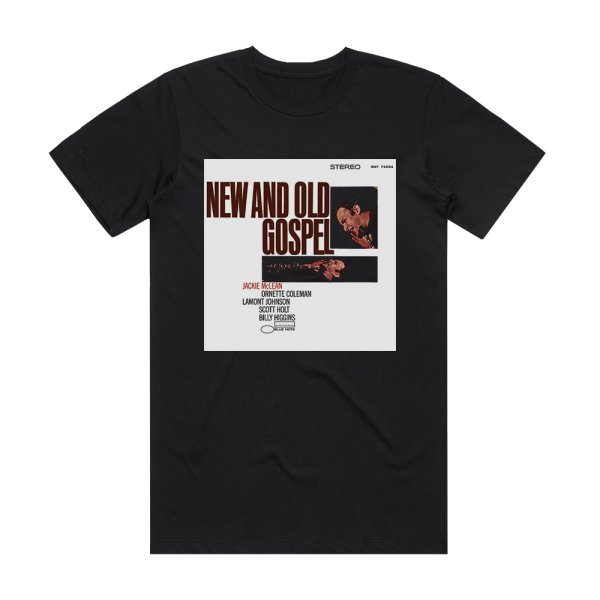 Jackie McLean New And Old Gospel Album Cover T-Shirt Black