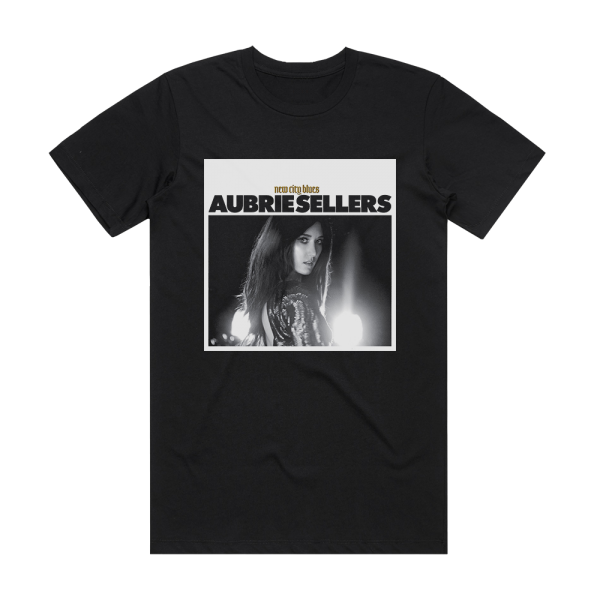 Aubrie Sellers New City Blues Album Cover T-Shirt Black