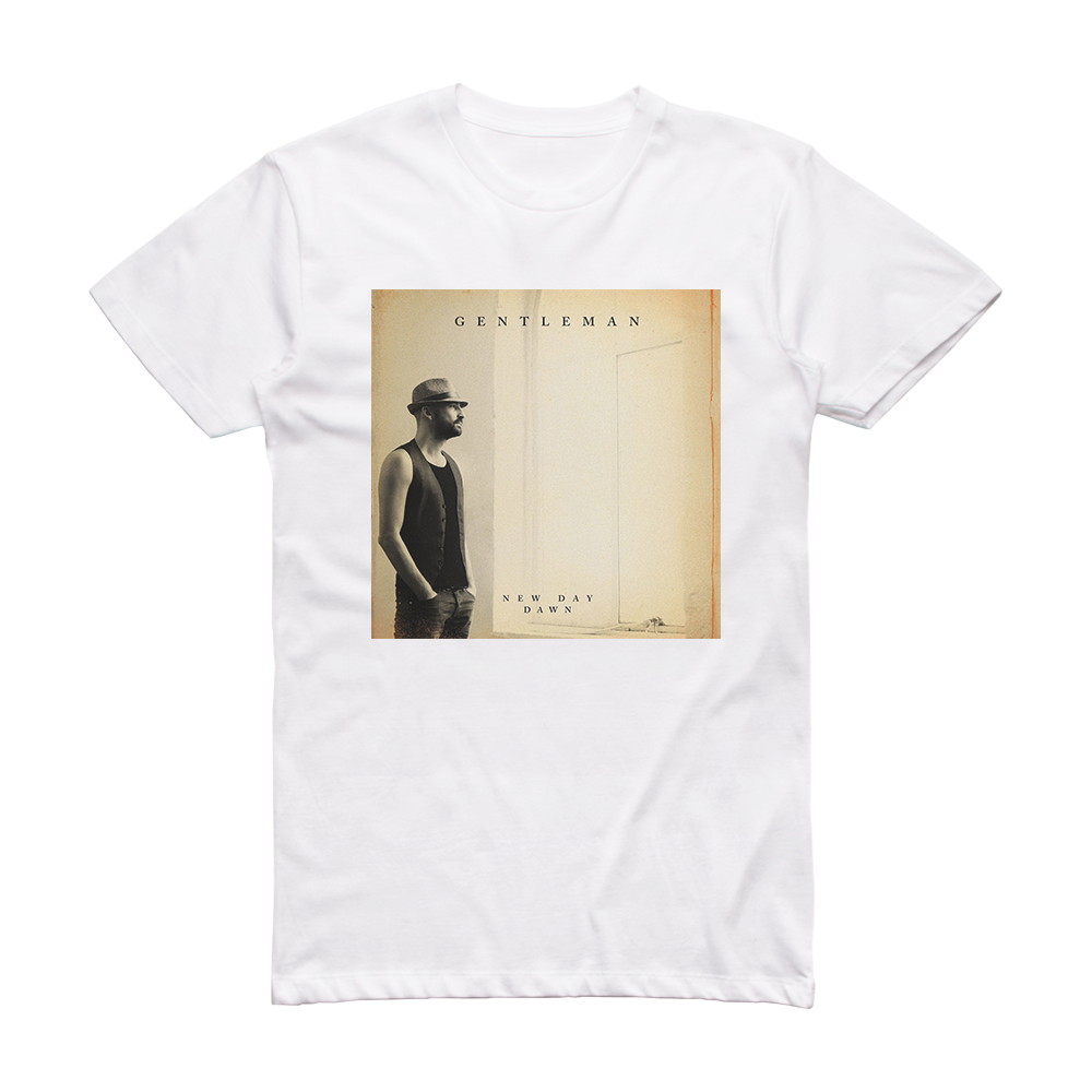 Gentleman New Day Dawn Album Cover T-Shirt White