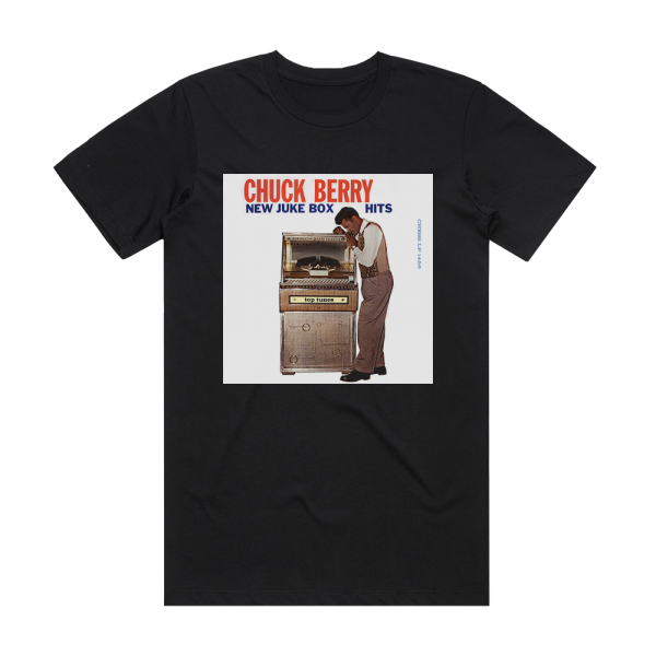 Chuck Berry New Juke Box Hits Album Cover T-Shirt Black