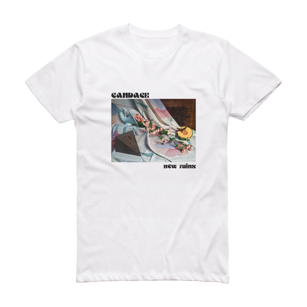 Candace New Ruins Album Cover T-Shirt White