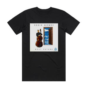 Eddie Gomez Next Future Album Cover T-Shirt Black