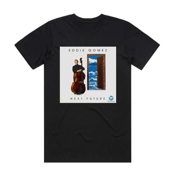 Eddie Gomez Next Future Album Cover T-Shirt Black