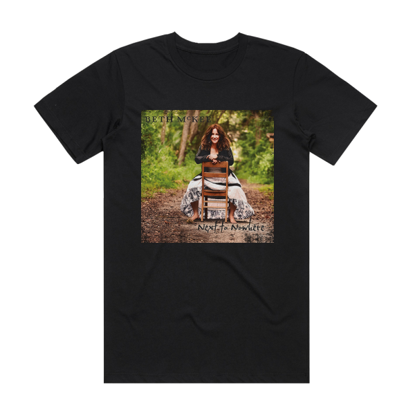 Beth McKee Next To Nowhere Album Cover T-Shirt Black