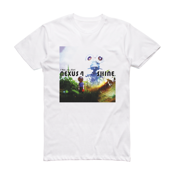 LArc~en~Ciel Nexus 4 Shine Album Cover T-Shirt White