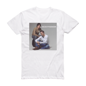 Nick and Simon Nick Simon Album Cover T-Shirt White