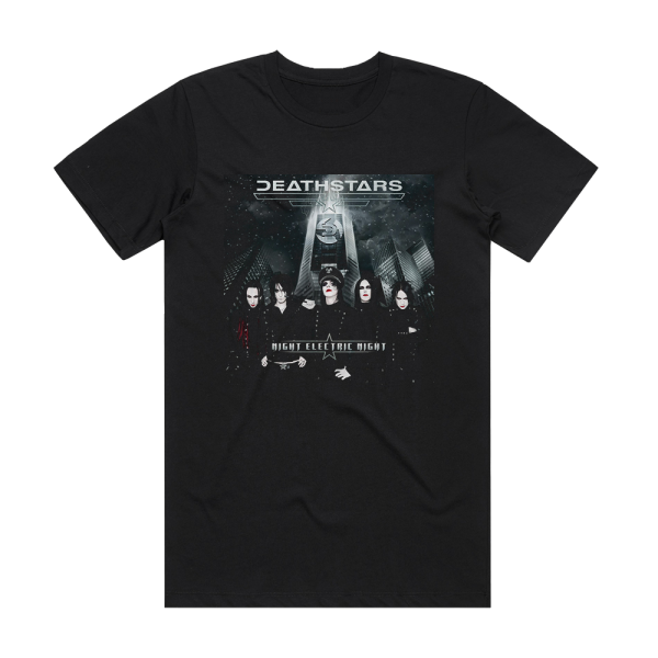 Deathstars Night Electric Night Album Cover T-Shirt Black