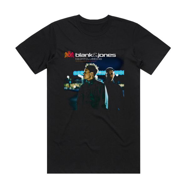 Blank and Jones Nightclubbing Album Cover T-Shirt Black
