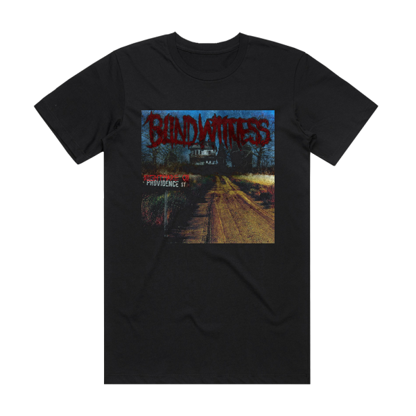Blind Witness Nightmare On Providence St Album Cover T-Shirt Black