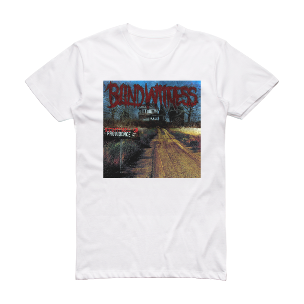Blind Witness Nightmare On Providence St Album Cover T-Shirt White
