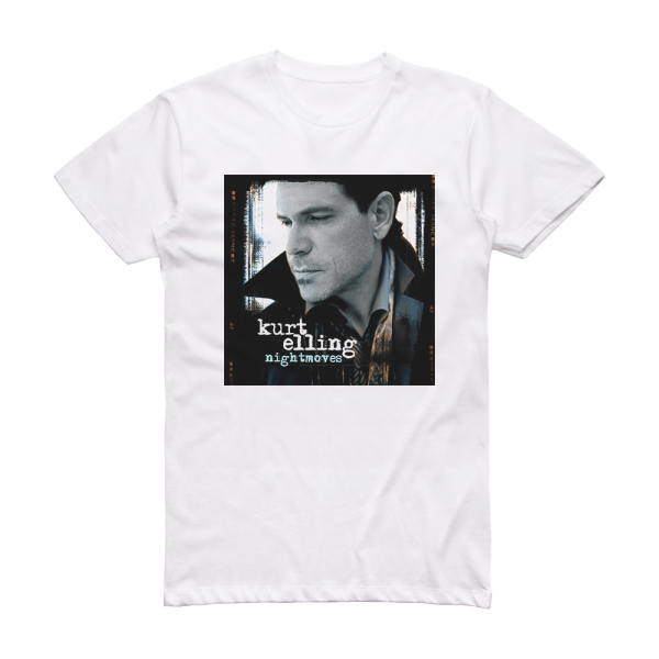 Kurt Elling Nightmoves Album Cover T-Shirt White