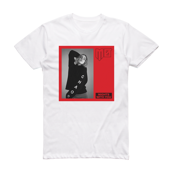 MØ Nights With You Album Cover T-Shirt White