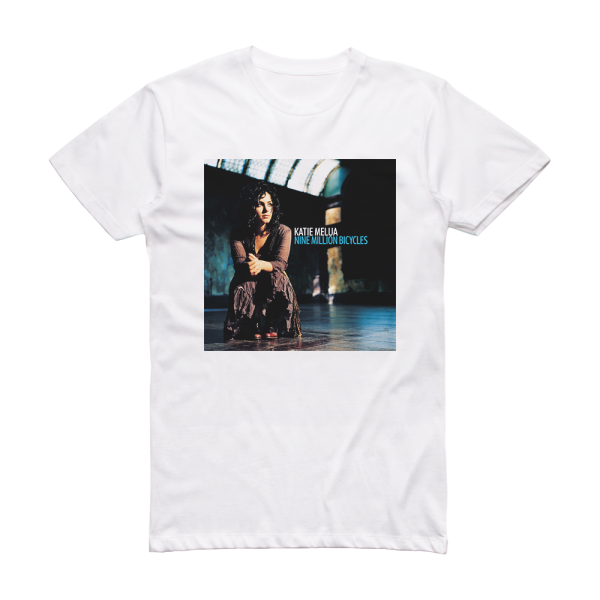 Katie Melua Nine Million Bicycles Album Cover T-Shirt White