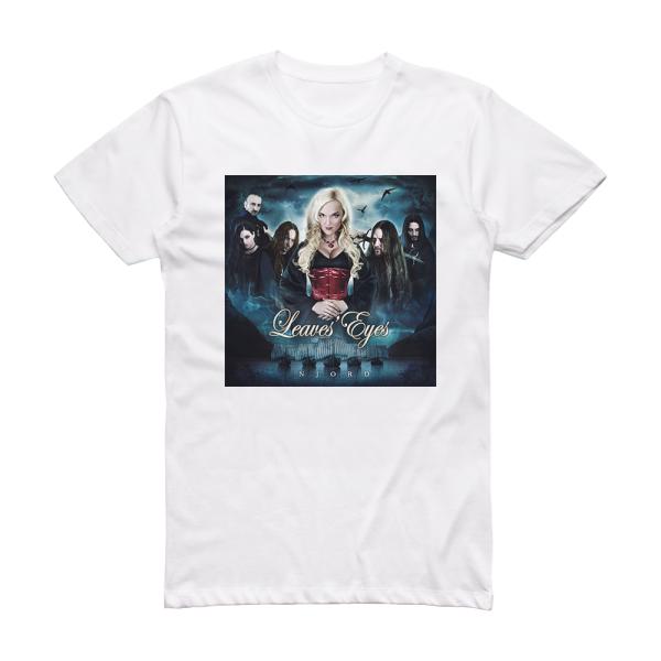 Leaves’ Eyes Njord Album Cover T-Shirt White