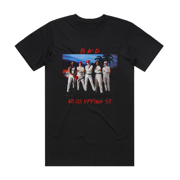 Big Audio Dynamite No 10 Upping St Album Cover T-Shirt Black