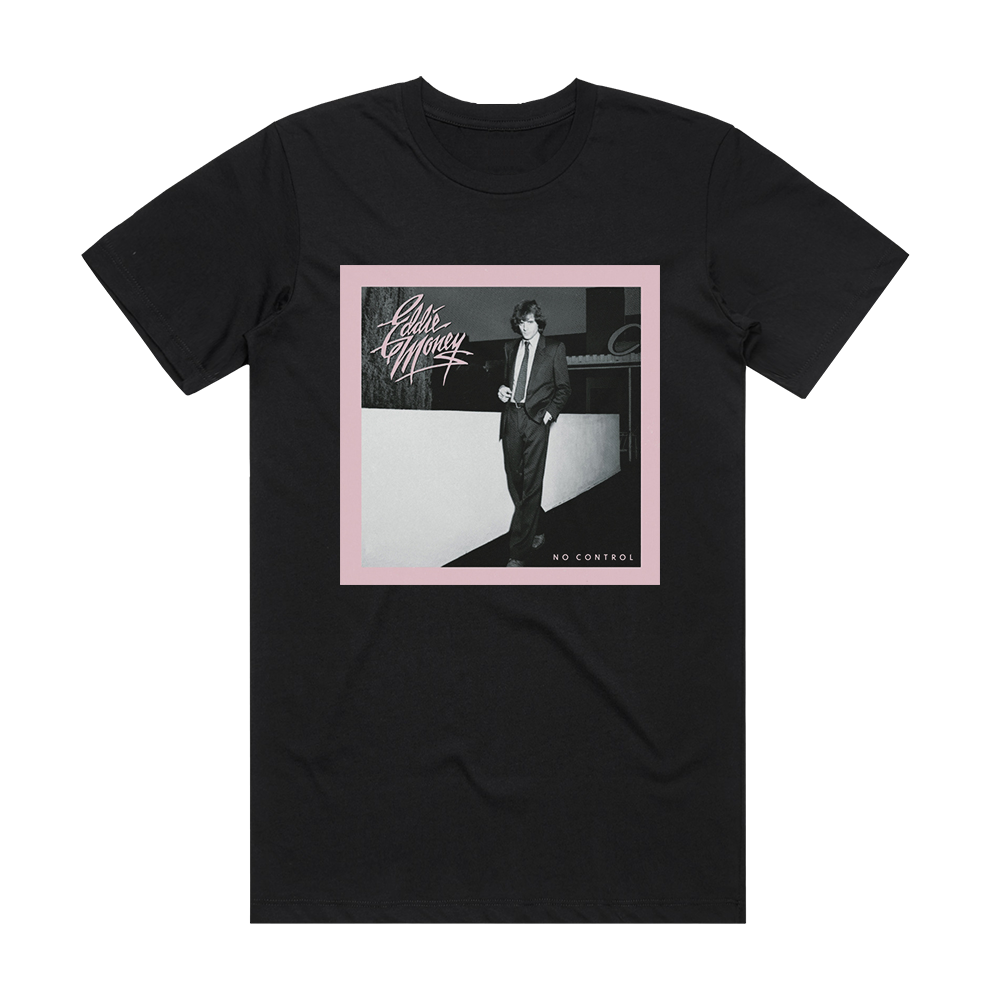 Eddie Money No Control Album Cover T Shirt Black Album Cover T Shirts