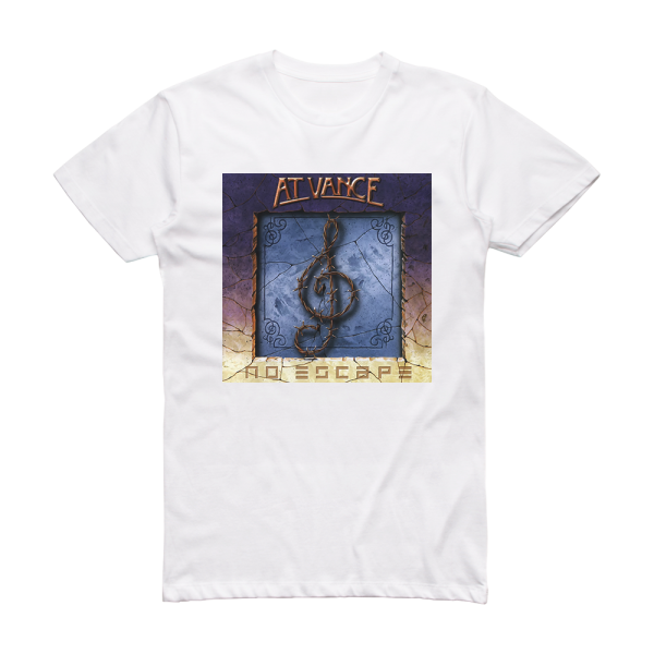 At Vance No Escape Album Cover T-Shirt White