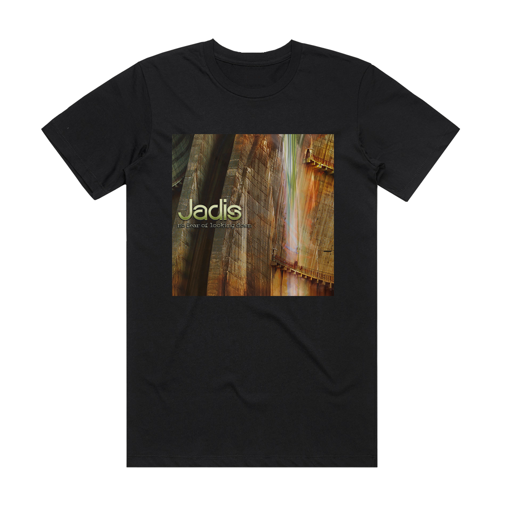 Jadis No Fear Of Looking Down Album Cover T-Shirt Black