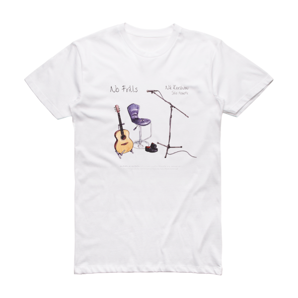 Nik Kershaw No Frills Album Cover T-Shirt White